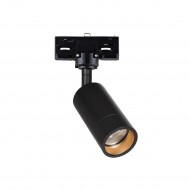 VK/03198TR/B - 3-phase φωτιστικό ράγας, GU10/PAR16, max 12W (LED), L11cm, IP20, μαύρο VK/03198TR/B - 3-phase φωτιστικό ράγας, GU10/PAR16, max 12W (LED), L11cm, IP20, μαύρο