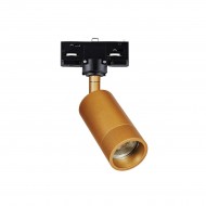 VK/03198TR/CH-GD - 3-phase φωτιστικό ράγας, GU10/PAR16, max 12W (LED), L11cm, IP20, χρυσό σαμπανί VK/03198TR/CH-GD - 3-phase φωτιστικό ράγας, GU10/PAR16, max 12W (LED), L11cm, IP20, χρυσό σαμπανί