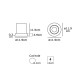 VK/04290/W/W - Χωνευτό κινητό σποτ led, 13W, 3000K, 1.230lm, 36°, CRI>80, IP20, ø11.9x11.5cm, λευκό ματ VK/04290/W/W - Χωνευτό κινητό σποτ led, 13W, 3000K, 1.230lm, 36°, CRI>80, IP20, ø11.9x11.5cm, λευκό ματ