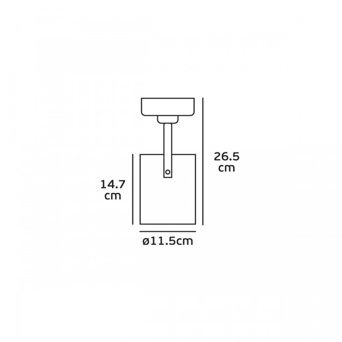 VK/04198TR/B - 3-phase φωτιστικό ράγας, GU10/R111, max 20W (LED), L14.7cm, IP20, μαύρο VK/04198TR/B - 3-phase φωτιστικό ράγας, GU10/R111, max 20W (LED), L14.7cm, IP20, μαύρο