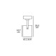 VK/04198TR/B - 3-phase φωτιστικό ράγας, GU10/R111, max 20W (LED), L14.7cm, IP20, μαύρο VK/04198TR/B - 3-phase φωτιστικό ράγας, GU10/R111, max 20W (LED), L14.7cm, IP20, μαύρο