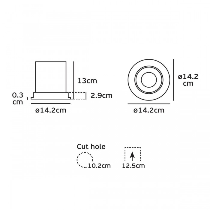 VK/04291/W/W -<p>Χωνευτό κινητό σποτ led, 24W, 3000K, 2.400lm, 40°, CRI>80, IP20, ø14.2x13cm, λευκό ματ</p> VK/04291/W/W -<p>Χωνευτό κινητό σποτ led, 24W, 3000K, 2.400lm, 40°, CRI>80, IP20, ø14.2x13cm, λευκό ματ</p>