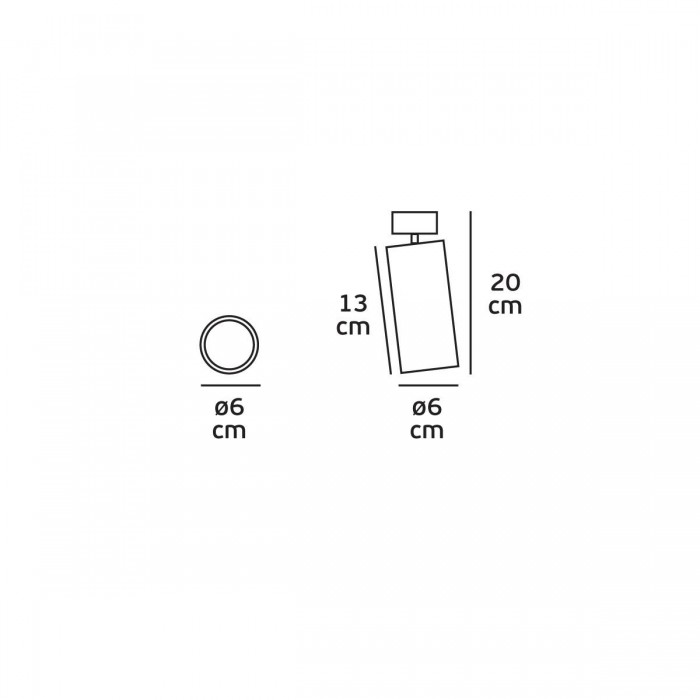 VK/04194CE/CH-GD - Σποτ οροφής κύλινδρος, 240V, GU10/PAR16, Max 12W (LED), IP20, κινητό, ø6x13cm, σαμπανιζέ VK/04194CE/CH-GD - Σποτ οροφής κύλινδρος, 240V, GU10/PAR16, Max 12W (LED), IP20, κινητό, ø6x13cm, σαμπανιζέ