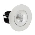VK/04291/W/C - Χωνευτό κινητό σποτ led, 25W, 4000K, 2.513lm, 40°, CRI>80, IP20, ø14.2x13cm, λευκό ματ VK/04291/W/C - Χωνευτό κινητό σποτ led, 25W, 4000K, 2.513lm, 40°, CRI>80, IP20, ø14.2x13cm, λευκό ματ