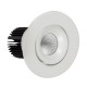 VK/04291/W/C - Χωνευτό κινητό σποτ led, 25W, 4000K, 2.513lm, 40°, CRI>80, IP20, ø14.2x13cm, λευκό ματ