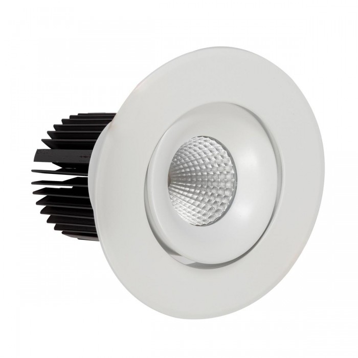 VK/04292/W/D/C - Χωνευτό κινητό σποτ led, 24W, 4000K, 2.400lm, 40°, dimmable, CRI>80, IP20, ø14.2x13cm, λευκό ματ VK/04292/W/D/C - Χωνευτό κινητό σποτ led, 24W, 4000K, 2.400lm, 40°, dimmable, CRI>80, IP20, ø14.2x13cm, λευκό ματ