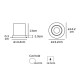 VK/04292/W/D/C - Χωνευτό κινητό σποτ led, 24W, 4000K, 2.400lm, 40°, dimmable, CRI>80, IP20, ø14.2x13cm, λευκό ματ VK/04292/W/D/C - Χωνευτό κινητό σποτ led, 24W, 4000K, 2.400lm, 40°, dimmable, CRI>80, IP20, ø14.2x13cm, λευκό ματ