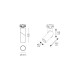 VK/03303/TR/B - 3-phase φωτιστικό ράγας, GU10/PAR16, max12W (LED), L12.7cm, IP20, μαύρο VK/03303/TR/B - 3-phase φωτιστικό ράγας, GU10/PAR16, max12W (LED), L12.7cm, IP20, μαύρο