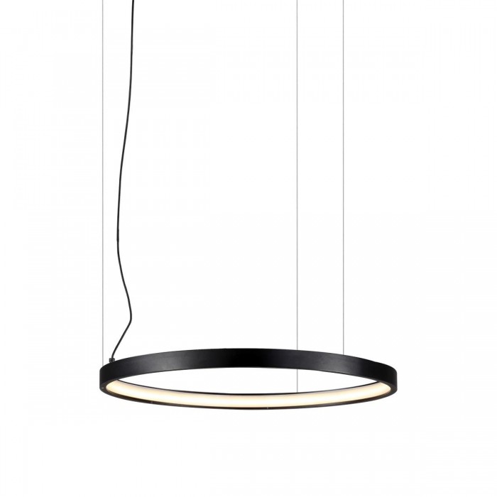VK/04404PE/B/W/53 - Φωτιστικό LED κρεμαστό, 220-240V, 24W, 3000K, 2.400lm, OSRAM, CRI>80, IP20, ø52.7cm, μαύρο VK/04404PE/B/W/53 - Φωτιστικό LED κρεμαστό, 220-240V, 24W, 3000K, 2.400lm, OSRAM, CRI>80, IP20, ø52.7cm, μαύρο