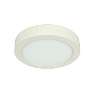 VK/04014/W/W - Φωτιστικό οροφής led panel, 18W, 3000K, 1.440lm, 120°, CRI>80, IP20, ø22.5x4cm, λευκό VK/04014/W/W - Φωτιστικό οροφής led panel, 18W, 3000K, 1.440lm, 120°, CRI>80, IP20, ø22.5x4cm, λευκό