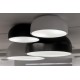 VK/03151/CE/50/W - Φωτιστικό οροφής, 240V, 3xΕ27, Max 3x20W (LED), IP20, ø50x25cm, λευκό VK/03151/CE/50/W - Φωτιστικό οροφής, 240V, 3xΕ27, Max 3x20W (LED), IP20, ø50x25cm, λευκό