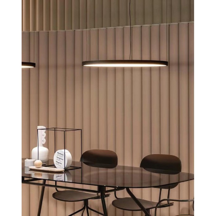 VK/04405PE/B/W/66 - Φωτιστικό LED κρεμαστό, 220-240V, 30W, 3000K, 3.000lm, OSRAM, CRI>80, IP20, ø65.9cm, μαύρο VK/04405PE/B/W/66 - Φωτιστικό LED κρεμαστό, 220-240V, 30W, 3000K, 3.000lm, OSRAM, CRI>80, IP20, ø65.9cm, μαύρο