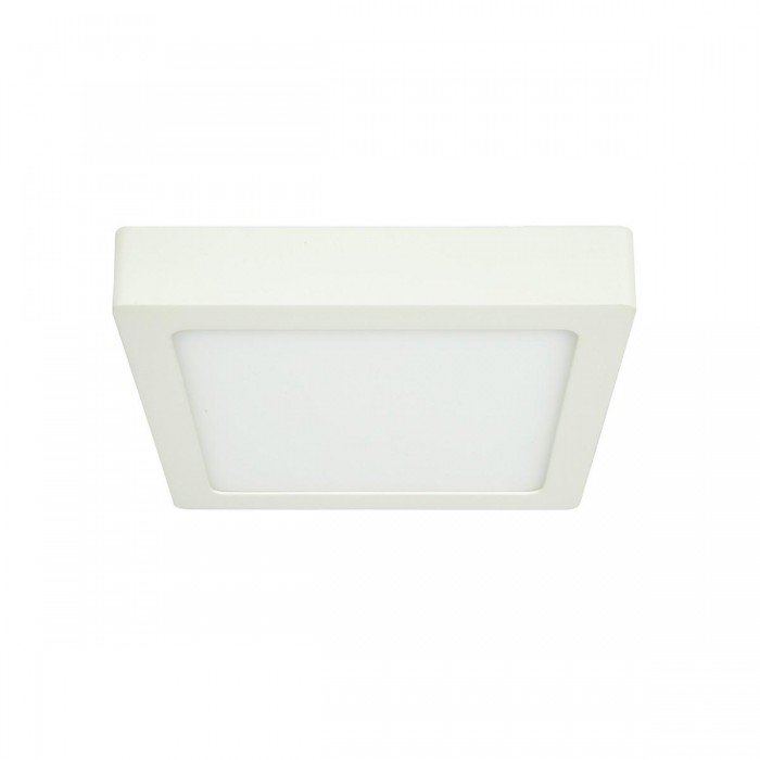 VK/04015/W/W - Φωτιστικό οροφής led panel, 18w, 3000K, 1.780lm, 120°, IP20, 22.2x22.2x4cm, λευκό