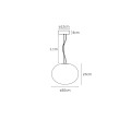 VK/04686/PE/B-SG/W/30 - Μαύρο + smoky grey. 3000K. 8W. 872lm. ø30cm. AC220-240V. 120°. Τροφοδοτικό Eaglerise. Οροφής/κρεμαστό. -45°C → 70°C. 25.000hrs. Dim No. CRI>80. Μεταλλική ροζέτα + γυαλί. IP20. VK/04686/PE/B-SG/W/30 - Μαύρο + smoky grey. 3000K. 8W. 872lm. ø30cm. AC220-240V. 120°. Τροφοδοτικό Eaglerise. Οροφής/κρεμαστό. -45°C → 70°C. 25.000hrs. Dim No. CRI>80. Μεταλλική ροζέτα + γυαλί. IP20.