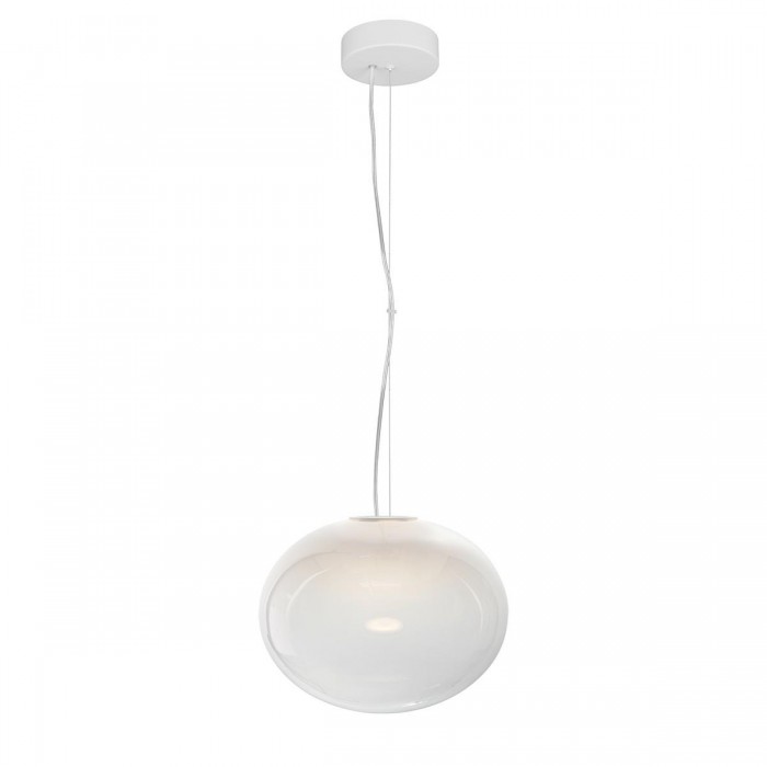 VK/04686/PE/W-W/W/30 - Λευκό + opal. 3000K. 8W. 872lm. ø30cm. AC220-240V. 120°. Τροφοδοτικό Eaglerise. Οροφής/κρεμαστό. -45°C → 70°C. 25.000hrs. Dim No. CRI>80. Μεταλλική ροζέτα + γυαλί. IP20.