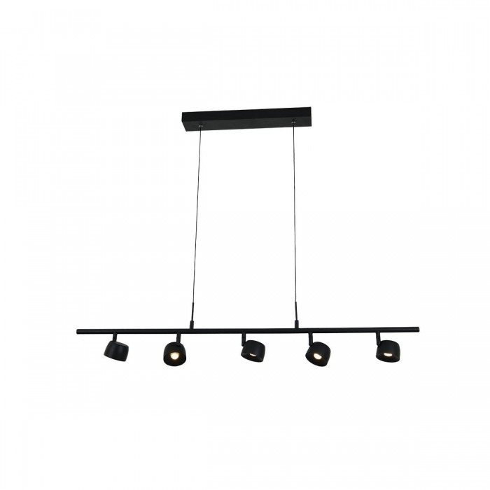 VK/04735/PE/B/W - Μαύρο. 3000K. 28W. 1190lm. AC220-240V. 25°. LED Cree COB. Τροφοδοτικό Eaglerise. Οροφής/κρεμαστό. -20°C → 50°C. 50.000hrs. Dim No. CRI>80. Αλουμίνιο. IP20