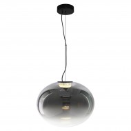 VK/04686/PE/B-SG/W/40 - Μαύρο + smoky grey. 3000K. 11W. 1.176lm. ø40cm. AC220-240V. 120°. Τροφοδοτικό Eaglerise. Οροφής/κρεμαστό. -45°C → 70°C. 25.000hrs. Dim No. CRI>80. Μεταλλική ροζέτα + γυαλί. IP20. VK/04686/PE/B-SG/W/40 - Μαύρο + smoky grey. 3000K. 11W. 1.176lm. ø40cm. AC220-240V. 120°. Τροφοδοτικό Eaglerise. Οροφής/κρεμαστό. -45°C → 70°C. 25.000hrs. Dim No. CRI>80. Μεταλλική ροζέτα + γυαλί. IP20.