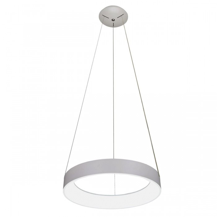 VK/04132PE/W/W - Φωτιστικό LED κρεμαστό, 220-240V, 40W, 3000K, 2.100lm, CRI>80, IP20, ø60cm, λευκό