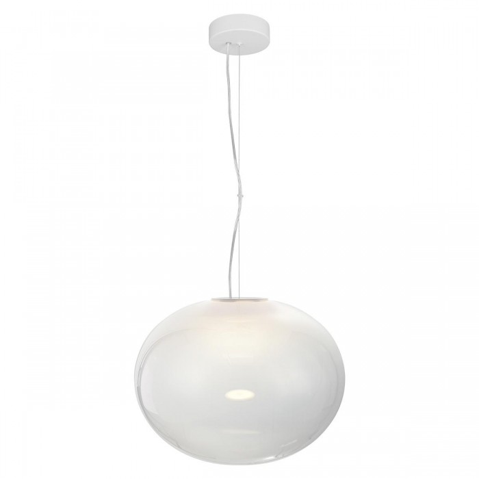 VK/04686/PE/W-W/W/40 - Λευκό + opal. 3000K. 11W. 1.176lm. ø40cm. AC220-240V. 120°. Τροφοδοτικό Eaglerise. Οροφής/κρεμαστό. -45°C → 70°C. 25.000hrs. Dim No. CRI>80. Μεταλλική ροζέτα + γυαλί. IP20.