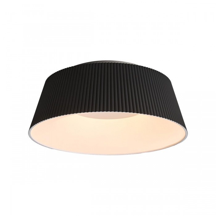 VK/04708/CE/D/B/W - Μαύρο. 3000K. 30W. 1830lm. AC220-240V. 120°. LED SMD2835. Τροφοδοτικό Eaglerise. Οροφής. -20°C → 60°C. 50.000hrs. Dim Yes, triac. CRI>80. Μέταλλο + ακρυλικό. IP20