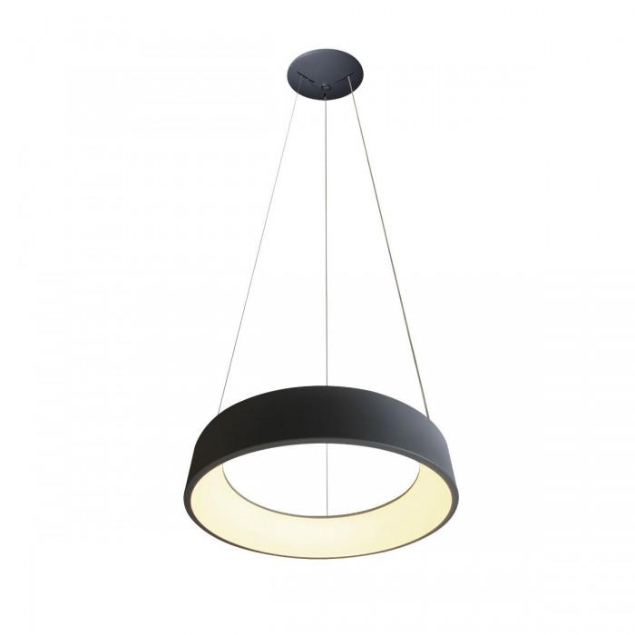 VK/04131PE/AN/W - Φωτιστικό LED κρεμαστό, 220-240V, 29W, 3000K, 1.870lm, CRI>80, IP20, ø45.5cm, ανθρακί