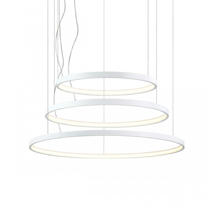 VK/04407PE/W/W/3C - Φωτιστικό LED κρεμαστό με 3 κύκλους, 220-240V, 108W, 3000K, 10.800lm, OSRAM, CRI>80, IP20, ø92.2cm, λευκό VK/04407PE/W/W/3C - Φωτιστικό LED κρεμαστό με 3 κύκλους, 220-240V, 108W, 3000K, 10.800lm, OSRAM, CRI>80, IP20, ø92.2cm, λευκό