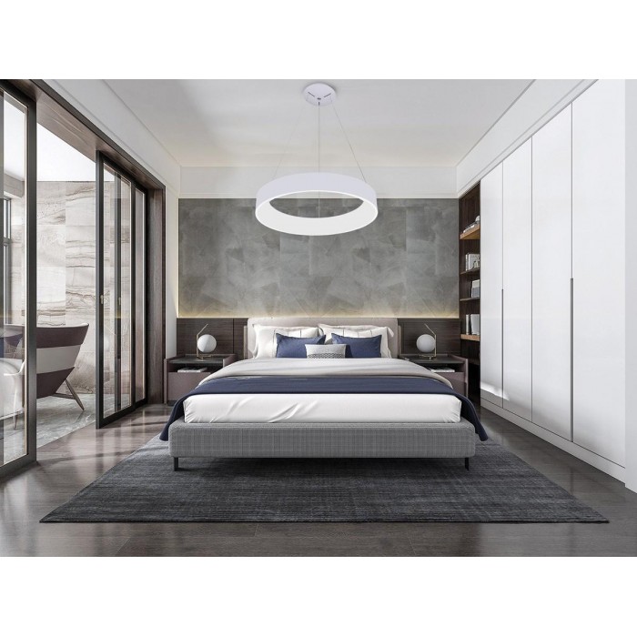 VK/04132PE/AN/W - Φωτιστικό LED κρεμαστό, 220-240V, 40W, 3000K, 2.100lm, CRI>80, IP20, ø60cm, ανθρακί VK/04132PE/AN/W - Φωτιστικό LED κρεμαστό, 220-240V, 40W, 3000K, 2.100lm, CRI>80, IP20, ø60cm, ανθρακί