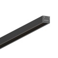 VK/04583/TR/S/1.5/B - EIVA, Led μαγνητική ράγα λεπτή 48V. DALI, εξωτερική/κρεμαστή. 1.5μ., μαύρη