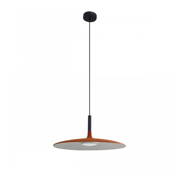 VK/04413PE/OR/W/45 - Φωτιστικό LED κρεμαστό, 220V, 16W, 3000K, 1.760lm, CRI>80, IP20, ø45cm, πορτοκαλί VK/04413PE/OR/W/45 - Φωτιστικό LED κρεμαστό, 220V, 16W, 3000K, 1.760lm, CRI>80, IP20, ø45cm, πορτοκαλί