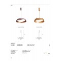 VK/04709/PE/D/GD/W - Χρυσό. 3000K. 40W. 2440lm. AC220-240V. 120°. LED SMD2835. Τροφοδοτικό Eaglerise. Οροφής/κρεμαστό. -20°C → 60°C. 50.000hrs. Dim Yes, triac. CRI>80. Αλουμίνιο  +  ακρυλικό.  IP20