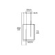 VK/04414PE/B/W - Φωτιστικό LED κρεμαστό, 220-240V, 100W, 3000K, 7.000lm, CRI>80, IP20, μαύρο VK/04414PE/B/W - Φωτιστικό LED κρεμαστό, 220-240V, 100W, 3000K, 7.000lm, CRI>80, IP20, μαύρο