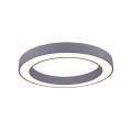 VK/04243CE/AN/W/60 - Φωτιστικό LED οροφής, 220-240V, 57W, 3000K, 2.800lm, CRI>80, IP20, ø60cm, ανθρακί