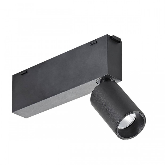 VK/04208TR/W/SP/B - KOPI, Φωτιστικό μαγνητικής ράγας σποτ LED, 24V, 6W, 3000K, 614lm, 24°, CRI>90, IP20, μαύρο VK/04208TR/W/SP/B - KOPI, Φωτιστικό μαγνητικής ράγας σποτ LED, 24V, 6W, 3000K, 614lm, 24°, CRI>90, IP20, μαύρο