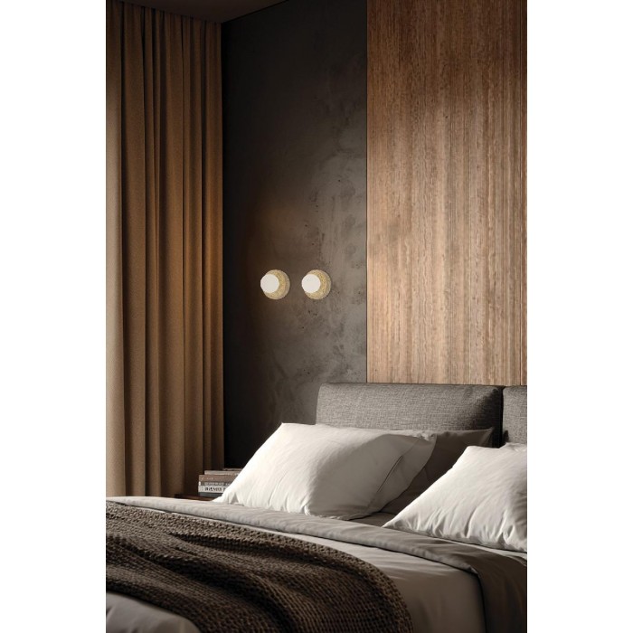 VK/03351/WA/GR/16 - Πράσινο + λευκό opal. G9. Max 8W (LED). 220-240V. 120°. Φωτιστικό τοίχου. -45°C → 70°C. Μεταλλική βάση + ματ γυαλί. IP20 VK/03351/WA/GR/16 - Πράσινο + λευκό opal. G9. Max 8W (LED). 220-240V. 120°. Φωτιστικό τοίχου. -45°C → 70°C. Μεταλλική βάση + ματ γυαλί. IP20