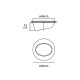 VK/04418CE/W/W/45 - Φωτιστικό LED οροφής, 220V, 34W, 3000K, 4.215lm, CRI>80, IP20, ø45cm, λευκό VK/04418CE/W/W/45 - Φωτιστικό LED οροφής, 220V, 34W, 3000K, 4.215lm, CRI>80, IP20, ø45cm, λευκό