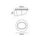 VK/04418CE/AN/W/60 - Φωτιστικό LED οροφής, 220V, 42W, 3000K, 4.979lm, CRI>80, IP20, ø60cm, ανθρακί VK/04418CE/AN/W/60 - Φωτιστικό LED οροφής, 220V, 42W, 3000K, 4.979lm, CRI>80, IP20, ø60cm, ανθρακί
