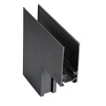 VK/04214TR/S/OUT/B - KOPI, Εξωτερική γωνία για μαγνητική ράγα οροφής 24V, μαύρη