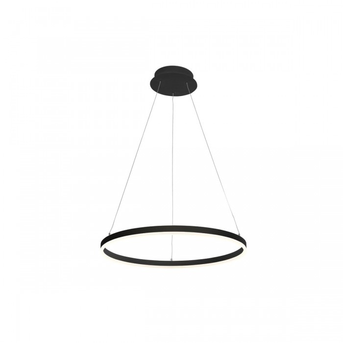 VK/04251PE/B/W/80 - Φωτιστικό LED κρεμαστό, 200-240V, 61W, 3000K, 4.424lm, CRI>80, IP20, ø80cm, μαύρο VK/04251PE/B/W/80 - Φωτιστικό LED κρεμαστό, 200-240V, 61W, 3000K, 4.424lm, CRI>80, IP20, ø80cm, μαύρο