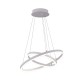 VK/04252PE/W/W/4060 - Φωτιστικό LED κρεμαστό, 200-240V, 74W, 3000K, 5.032lm, CRI>80, IP20, ø60cm+ø40cm, λευκό VK/04252PE/W/W/4060 - Φωτιστικό LED κρεμαστό, 200-240V, 74W, 3000K, 5.032lm, CRI>80, IP20, ø60cm+ø40cm, λευκό