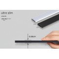VK/04478/1.5/W - BISQIT, Μαγνητική ράγα 40V Ultra Slim, μήκος 1.5m, πάχος 0,55cm, IP20, λευκή