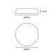 VK/04253CE/B/W/58 - Φωτιστικό LED οροφής, 220-240V, 50W, 3000K, 3.000lm, CRI>80, IP20, ø58x12cm, μαύρο VK/04253CE/B/W/58 - Φωτιστικό LED οροφής, 220-240V, 50W, 3000K, 3.000lm, CRI>80, IP20, ø58x12cm, μαύρο