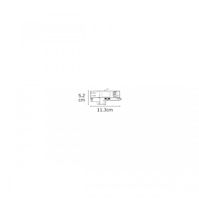 VK/85DA/W - Αντάπτορας τριφασικής ράγας, DALI, για κρέμαση φωτιστικού ή κρεμαστό εξάρτημα IP20, λευκός RAL 9010 VK/85DA/W - Αντάπτορας τριφασικής ράγας, DALI, για κρέμαση φωτιστικού ή κρεμαστό εξάρτημα IP20, λευκός RAL 9010