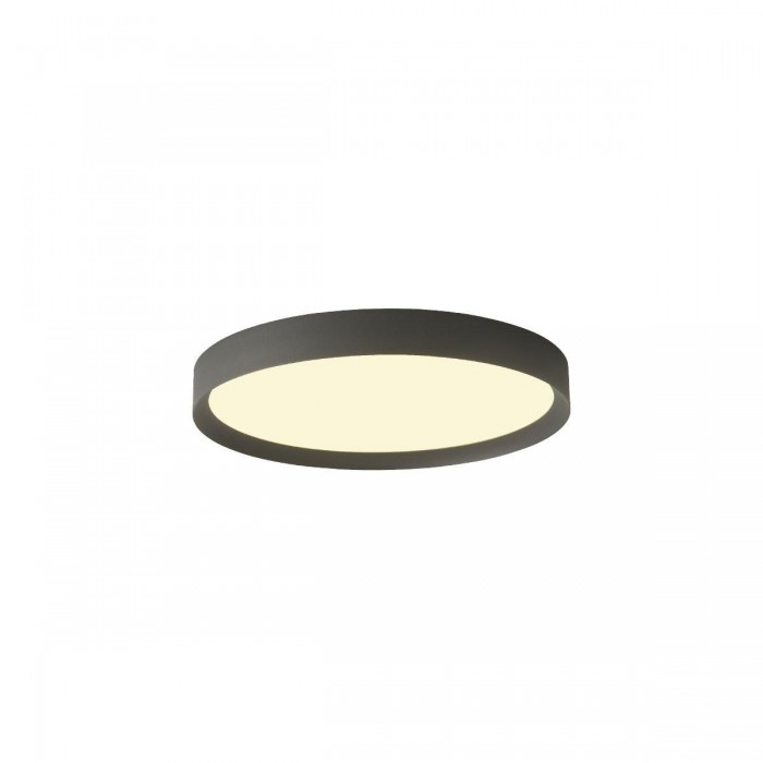 VK/04566/CE/B/W/60 - Φωτιστικό LED οροφής, μαύρο. 3000K. 48W. 3.615lm. ø60cm. IP20