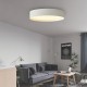 VK/04567/CE/B/W/60 - Φωτιστικό LED οροφής, μαύρο. 3000K. 52W. 3.328lm. ø60cm. IP20