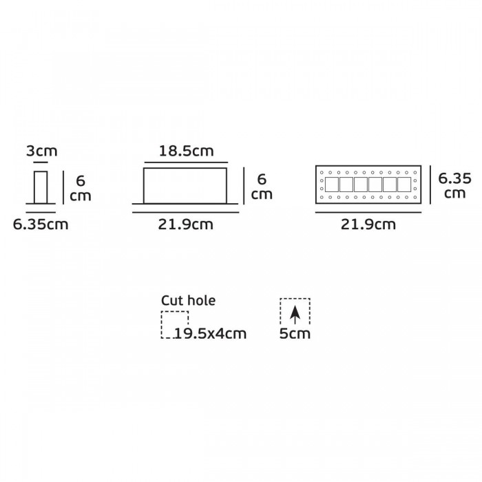 VK/04266TR/B/6/W - Χωνευτό σταθερό φωτιστικό trimless led, 10W, 3000K, 1148lm, 8°, CRI>90, IP20, μαύρο VK/04266TR/B/6/W - Χωνευτό σταθερό φωτιστικό trimless led, 10W, 3000K, 1148lm, 8°, CRI>90, IP20, μαύρο