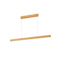 VK/04569/PE/WD/W/118 - Φωτιστικό LED κρεμαστό. 3000K. 41W. 2.466lm. 118cm. CRI>80. IP20, φυσικό ξύλο