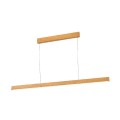 VK/04569/PE/WD/W/150 - Φωτιστικό LED κρεμαστό. 3000K. 49W. 2.710lm. 150cm. CRI>80. IP20, φυσικό ξύλο