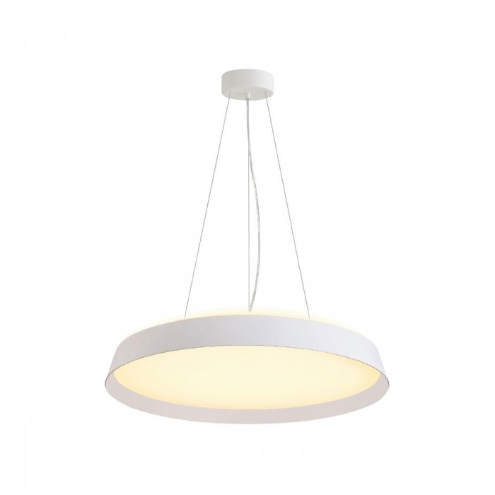 VK/04570/PE/W/W/60 - Φωτιστικό LED κρεμαστό, λευκό. 3000K. 72W. 5.620lm. Ø60cm. CRI>80. IP20 VK/04570/PE/W/W/60 - Φωτιστικό LED κρεμαστό, λευκό. 3000K. 72W. 5.620lm. Ø60cm. CRI>80. IP20