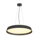 VK/04570/PE/B/W/80 -<p>Φωτιστικό LED κρεμαστό, ντιμαριζόμενο, Up/down. 3000K. 92W (78W Down+14W Up). 5.665lm. Ø80cm. CRI>80. IP20, μαύρο</p>