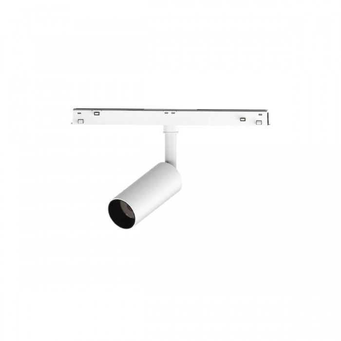 VK/04604/TR/DA/W-B/W - EIVA, Led φωτιστικό για Led μαγνητική ράγα λεπτή 48V, DALI, 3000K, 711lm, 7W, CRI>90, IP20, ø3.6x8.5cm, λευκό+μαύρο VK/04604/TR/DA/W-B/W - EIVA, Led φωτιστικό για Led μαγνητική ράγα λεπτή 48V, DALI, 3000K, 711lm, 7W, CRI>90, IP20, ø3.6x8.5cm, λευκό+μαύρο